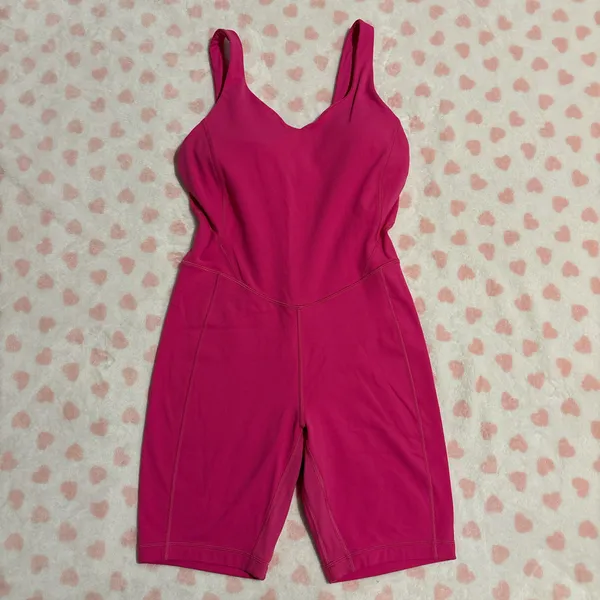 Lululemon align onesie sonic pink size 6 - Image 2