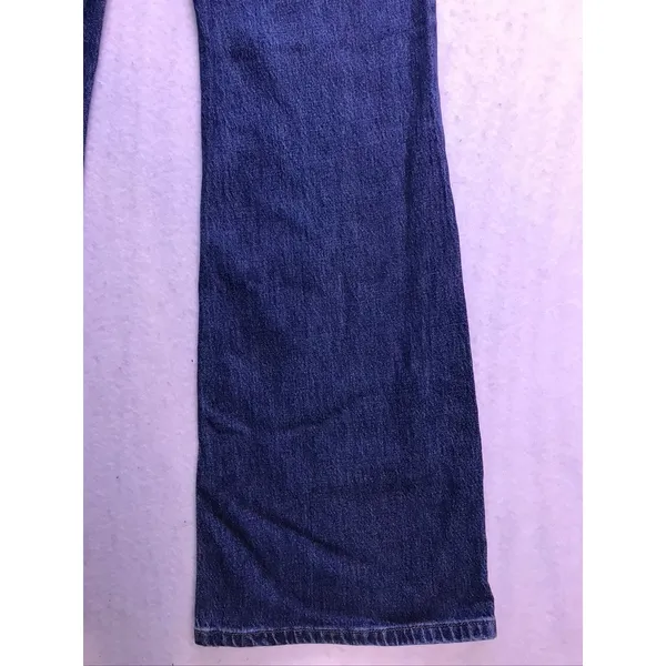 J.Crew 96 Flare Jeans Womens 24 Blue New High Rise Patch Pocket RE-96-IDG‎ - Image 8