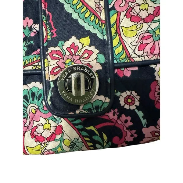 Vera & Lucy Vera Bradley Floral‎ Mini Hipster Turn Lock Crossbody - Image 4