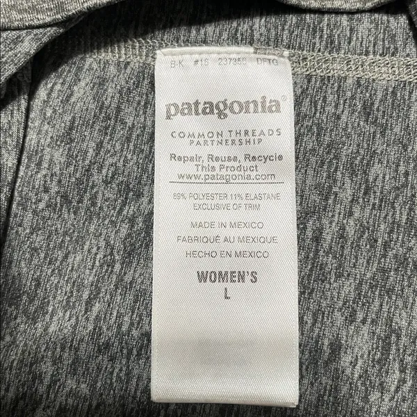 Patagonia‎ Seabrook Jersey Zip-Up Hoodie Heather Gray Large - Image 10