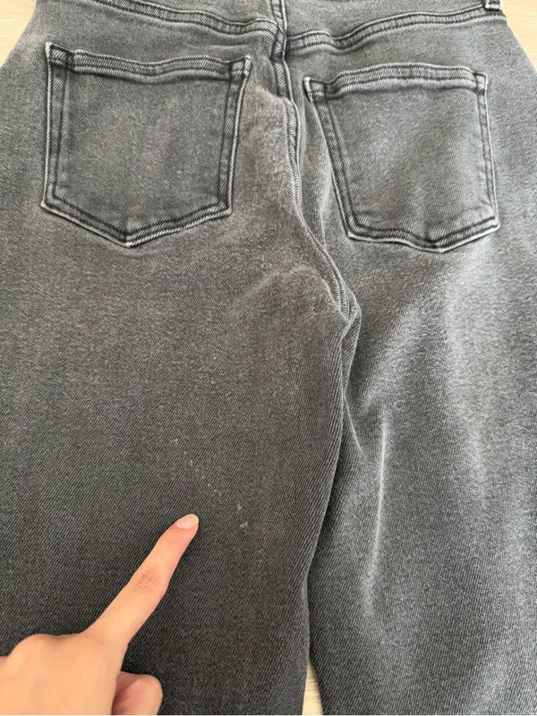 AYR 25 The Beat Jeans Washed Fade Black Barrel Relaxed Ankle Office Work Career - Image 5