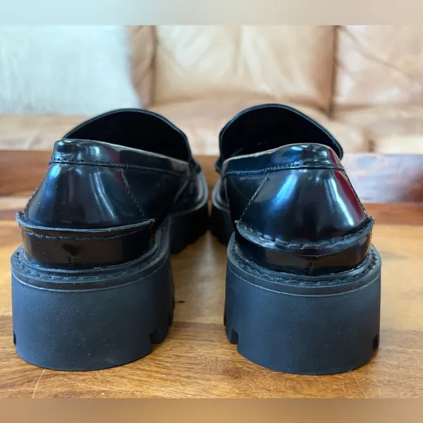 OPEN EDIT Black Slip On Shoes - Image 3