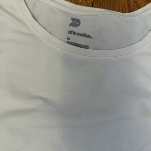 All in Motion White Women's Short Sleeve Tee - Image 2