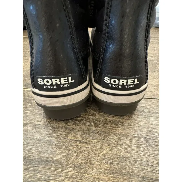 Sorel Womens Tofino II Faux‎ Fur Cuff Waterproof Boot Size 6 Black - Image 5