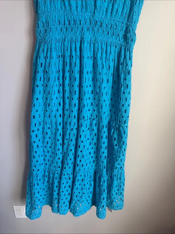 Anthropologie Somerset Maxi Dress Eyelet Edition Medium - Image 6