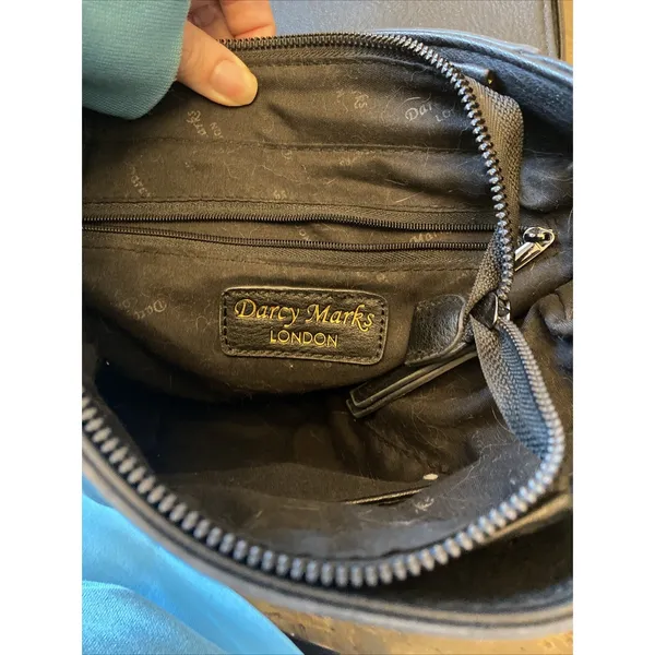 Darcy Marks London Backpack Womens Size Medium Black Vegan Leather Edgy Bag - Image 5