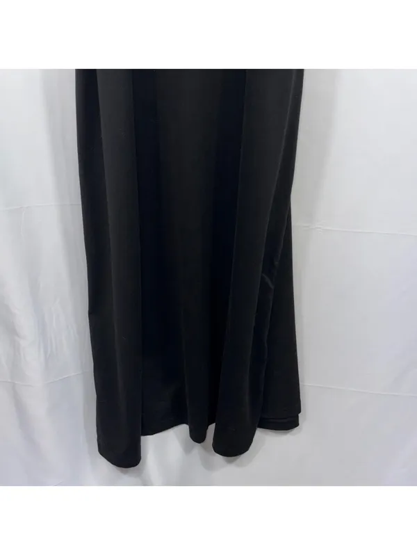 Women’s Black Cami Maxi Dress Size Small Stretch Spaghetti Strap Casual - Image 4