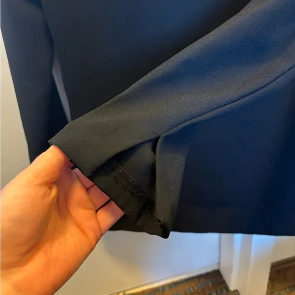Zara Black V-Neck Jacket - Image 8