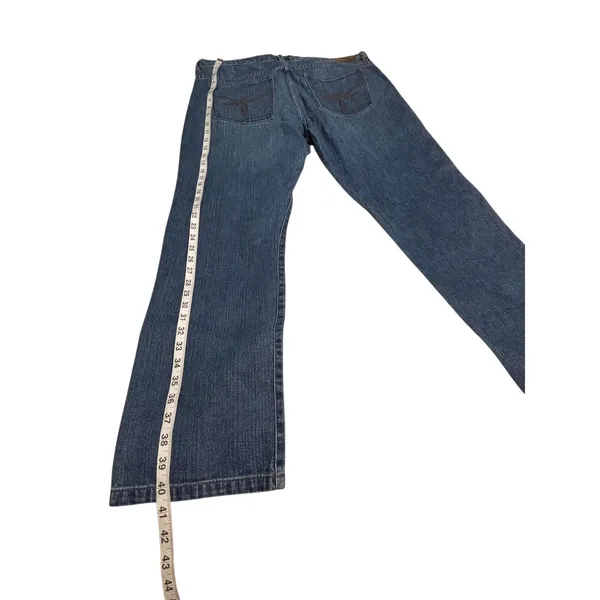 Lauren Ralph Lauren LRL Jeans Co Straight Bootcut Blue Denim Jeans Women's 14 - Image 6
