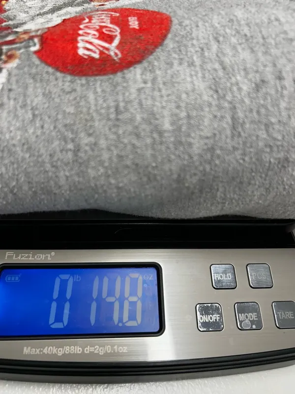 Gildan Gray Sweatshirt with Vintage Santa Graphic - Image 8