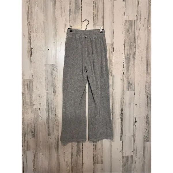 JoyLab Target Heather Grey Wide Leg Side Split Drawstring Sweatpants Women's XS - Image 3