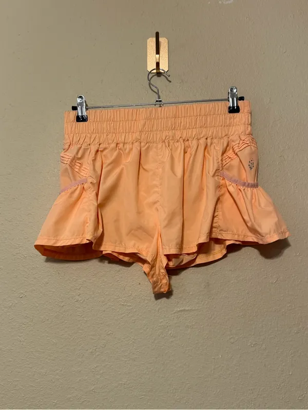FP Movement by Free People Get Your Flirt On Shorts Peach Size Medium - Image 3