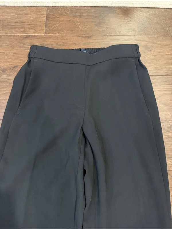 J. Crew Jamie Pant Black Pull On Straight Leg Dress Pants Size 00 - C31-048 - Image 3