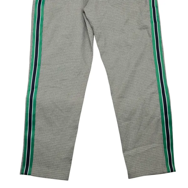 Frmz Gray Houndstooth Stripe Chic Office Work Formal KPop Preppy‎ Pants Large - Image 6