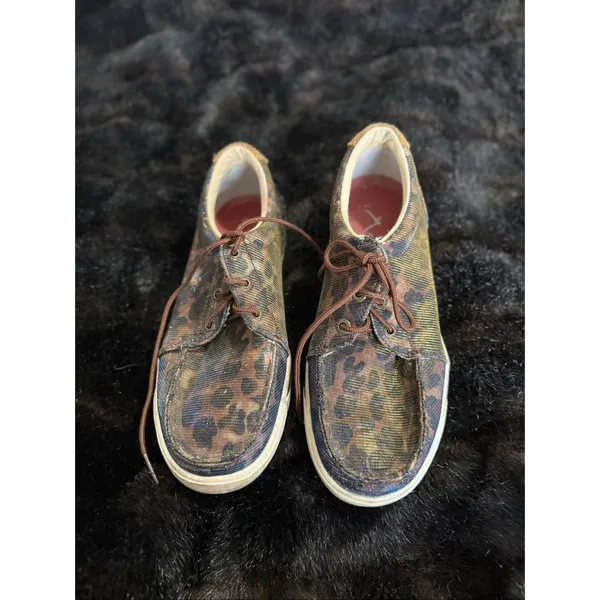 Twisted X Womens Animal Print Moc Toe Sneakers Size 6 WCA0023 - Image 2