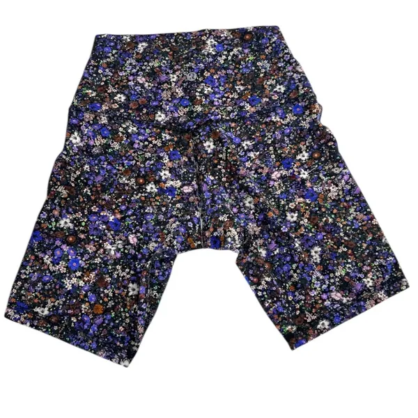 Lululemon‎ Align Bike Shorts Flower Burst Multi Floral Womens Sz 6 - Image 4