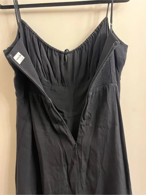 Aritzia Sunday Best Delilah Mini Dress Black Size Large - Image 9