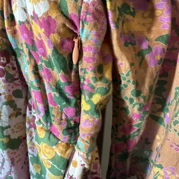 Banjanan Hilary Dress Loki's Garden Party Floral Ruffle Tiered Boho Whimsical S - Image 6
