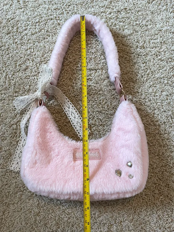 Sanrio My Melody Pink Fuzzy Purse - Image 5