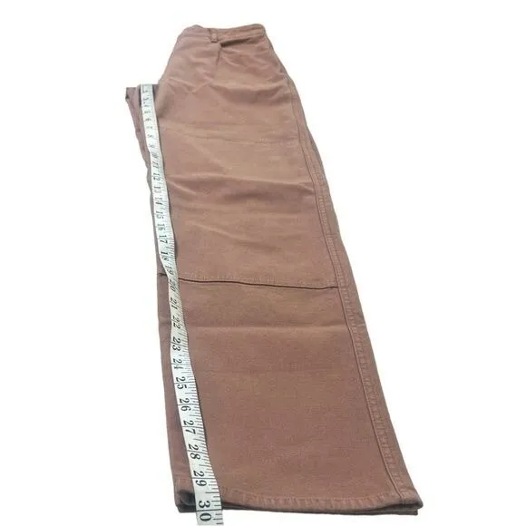 Wilfred Free Straight Leg Jeans Mauve Pink Size 2 Y2K Utility - Image 5