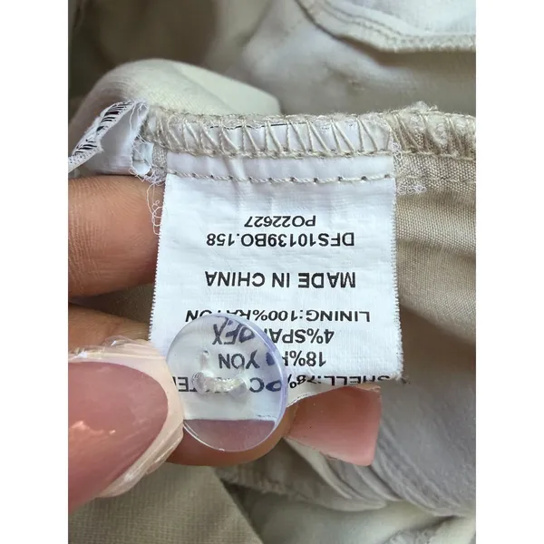 DISSH Rowan High Rise Straight Leg Tailored Trousers Size US 6 Cream Bone‎ - Image 5