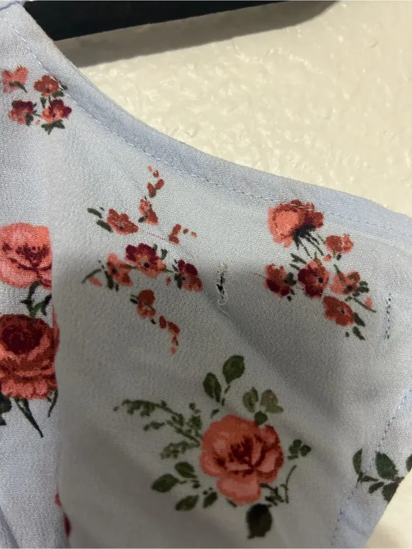 wild fable Light Blue Floral Maxi Dress - Image 4