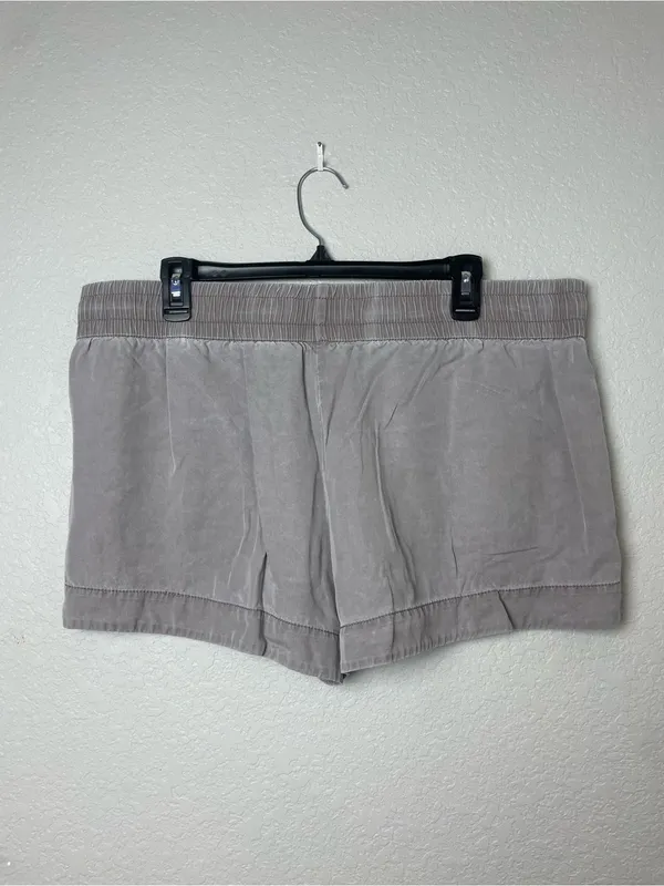 Express Women's Elastic Drawstring Shorts in Taupe Grey Size L - Image 5