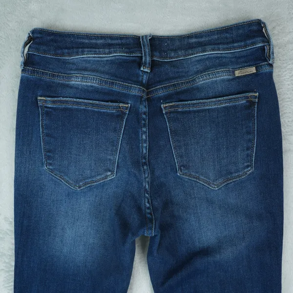 KanCan Flare‎ Jeans Women 7/27 (28x30) Distressed Button Fly Petite Harlowe - Image 5