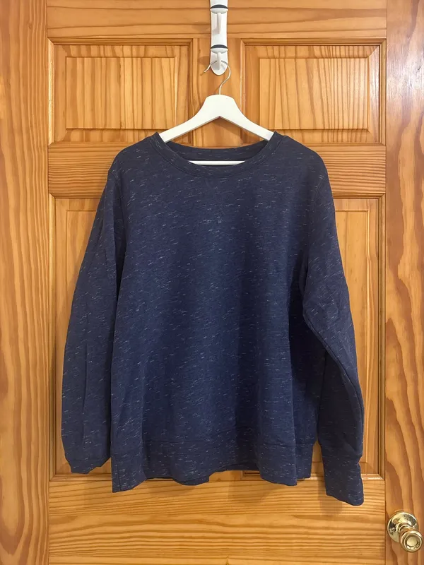 Tek Gear Ultra Soft Fleece Navy Blue Crewneck Sweatshirt Size XL - Image 3