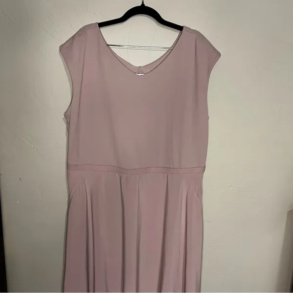 Athleta Ryder Smoked Mauve Cap Sleeve Midi‎ Dress - Image 5