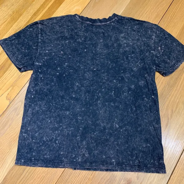 Social Culture‎ West Coast California Speedway Graphic T Shirt Black Acid Wash L - Image 5