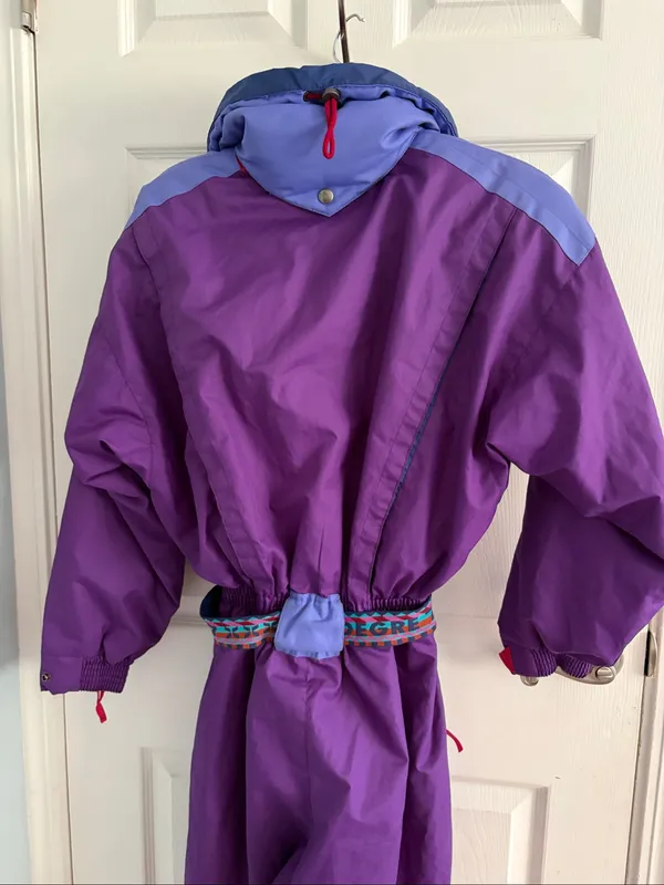 Degre 7 Vintage Ski Suit 80s retro size 6 hooded balaclava - Image 8