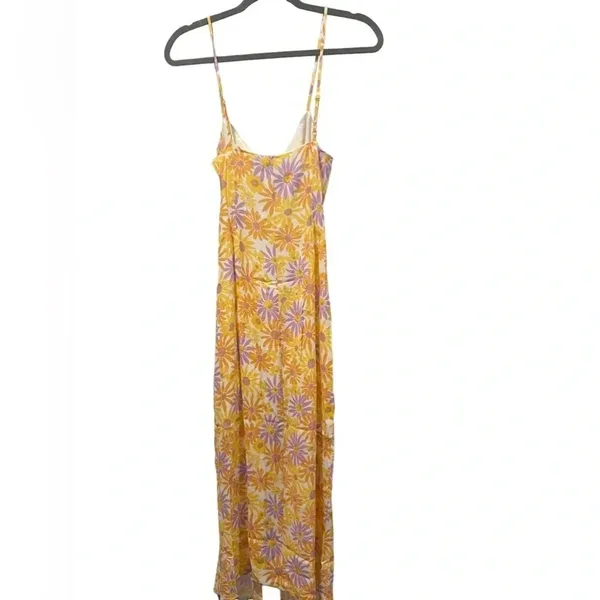 ✨ L*Space Francesca Floral Slip Maxi Dress Yellow Purple Daisy‎ NWT Small 🌼💜 - Image 2