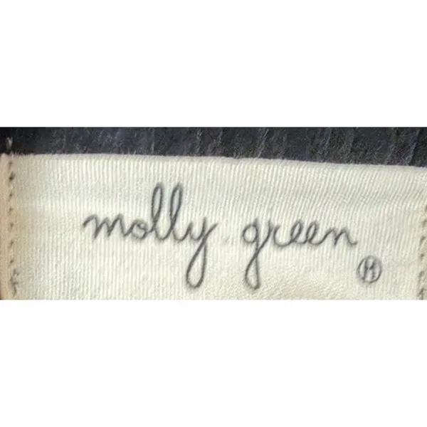 Molly Green Women's Black Wide Corduroy Cropped Jacket Size M - Image 4