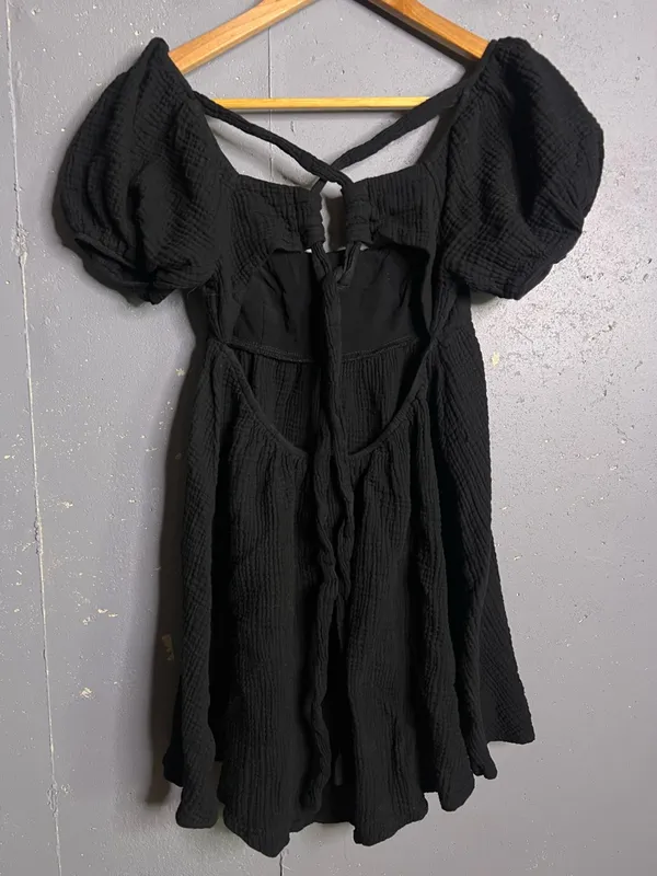 PRINCESS POLLY Let’s Dance Mini Dress in Black. Size 4 - Image 4