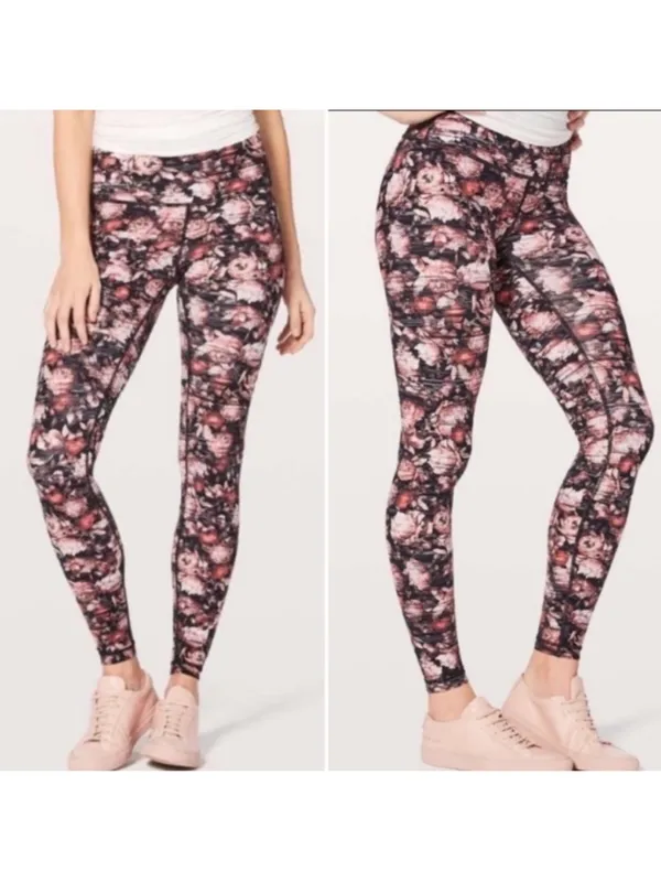 $128 Lululemon Wunder Under Hi-Rise Tight *Nulux Peony Multi 8 - Image 5