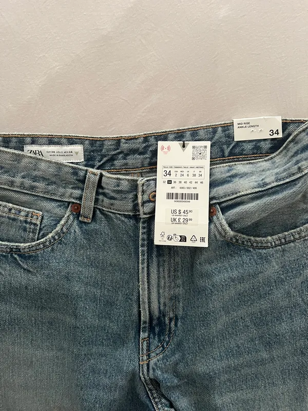 ZARA Mid Rise Jeans - Image 3