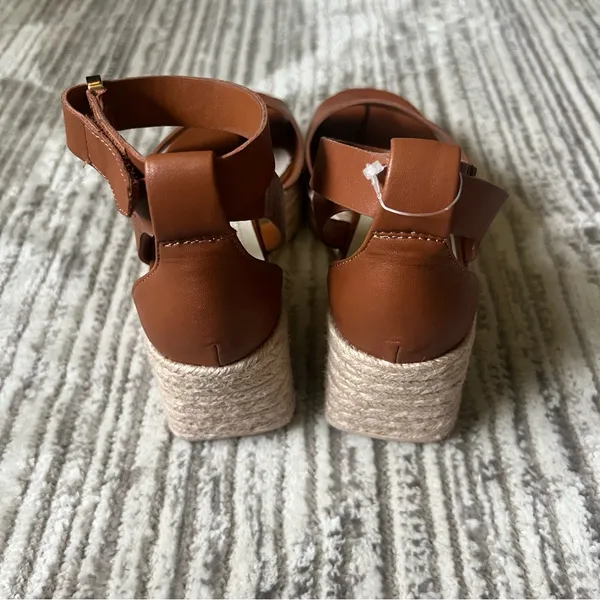 Franco Sarto  Tyla wedge Sandals with Ankle Strap. - Image 3