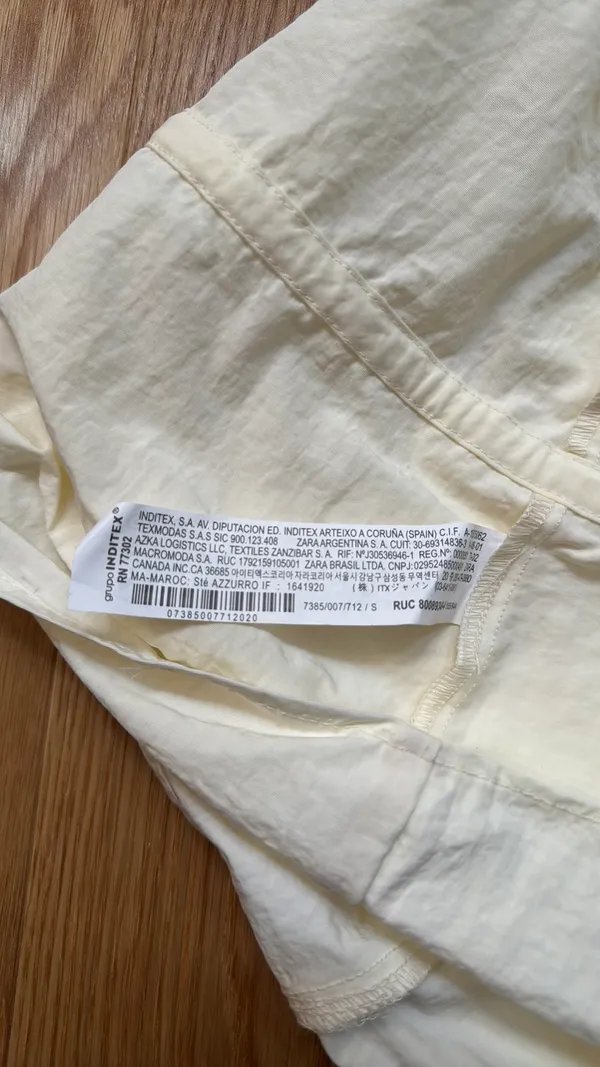 White ZARA Organza Top - Image 3
