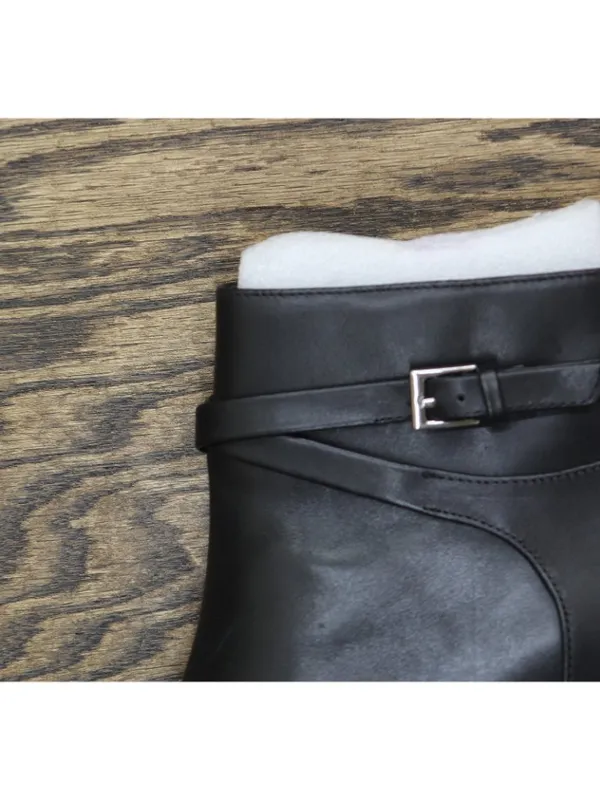 NWT Bella Vita Arlette Dress Leather Buckle Booties ARLET Black 8.5N - Image 10