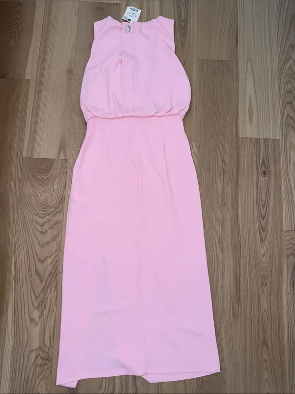 Zara Pink Maxi Dress - Image 6