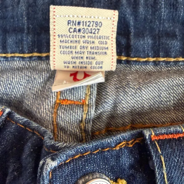 True Religion Women's Bobby Long Flare Jeans Size 31 x 34 - Image 6