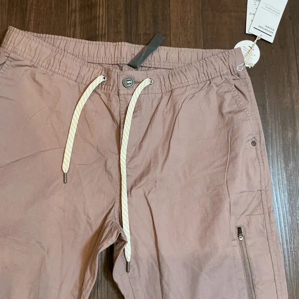Vuori Ripstop Performance Pant Hazel Pink Cotton Stretch XL VW401 New - Image 2