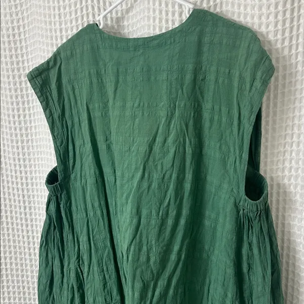 YFB Young Fabulous & Broke Green Cotton Mini Dress Large - Image 6