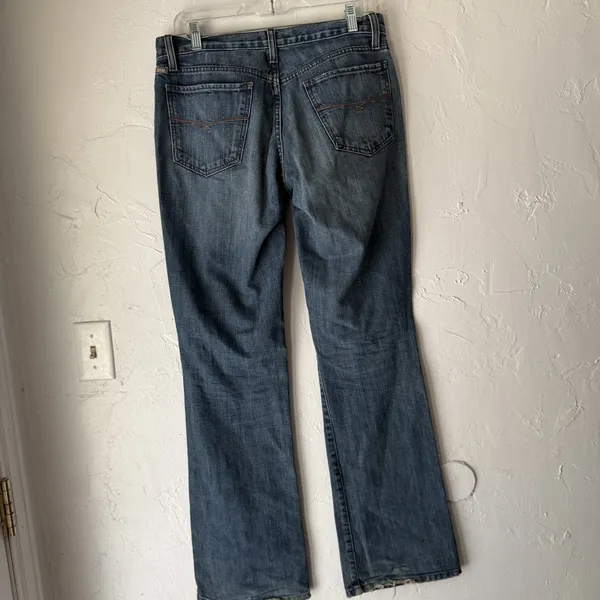 Cruel Girl Jeans Womens 9 Long Blue Bootcut Western Mid Rise‎ Denim Embroidered - Image 7