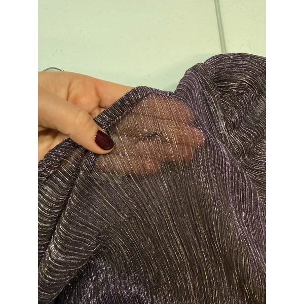 Sabina Musayev Monique sheer long sleeve mini Dress Medium - Image 5