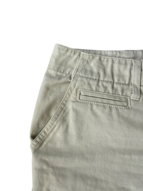 Venus women's khaki colored flat front chino shorts with pockets size 4 - Image 5