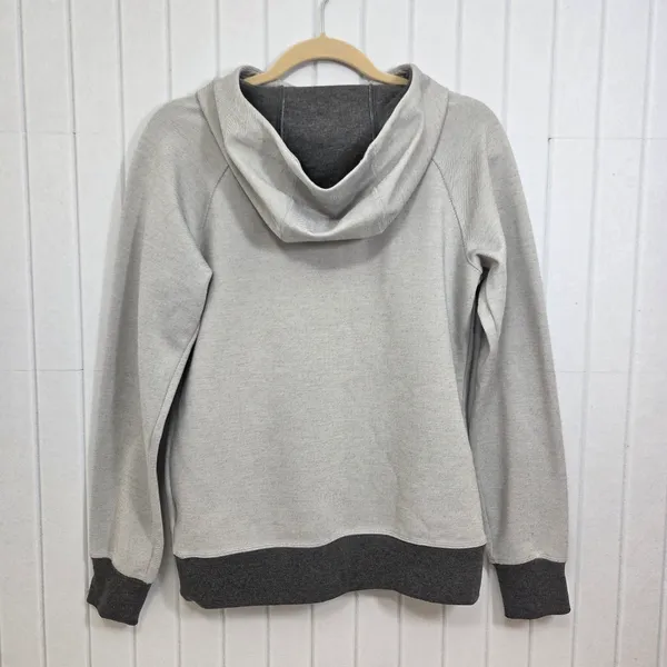 Burton Women's Gray Hoodie with front pockets Streetwear Size‎ XS - Image 2