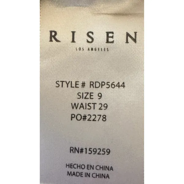 Risen Womens Pants High Rise Cargo Roll Up Slim‎ Straight Leg RDP5644 Tan 9/29 - Image 9