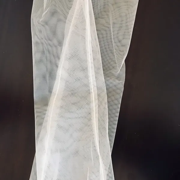 Sheer White Mesh Gloves - Image 6